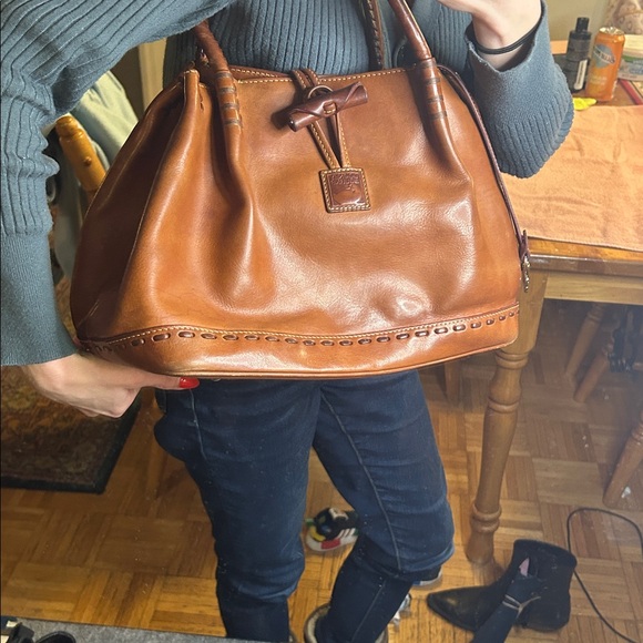 *RARE* Discontinued Vintage Dooney and Bourke Florentine Satchel with Toggle - Picture 14 of 16